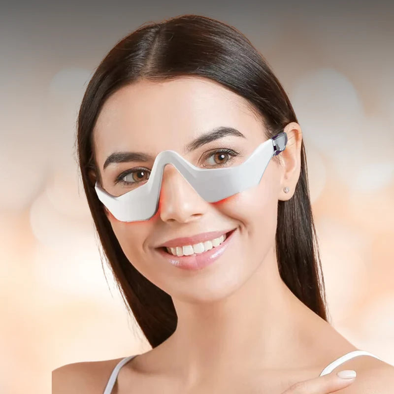 Red light therapy glasses