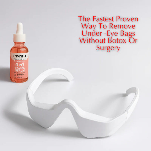 Red light therapy glasses