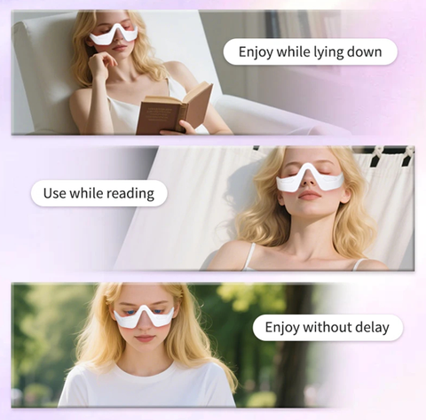 Red light therapy glasses